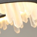 Loft Industry Modern - Black Ice Chandelier